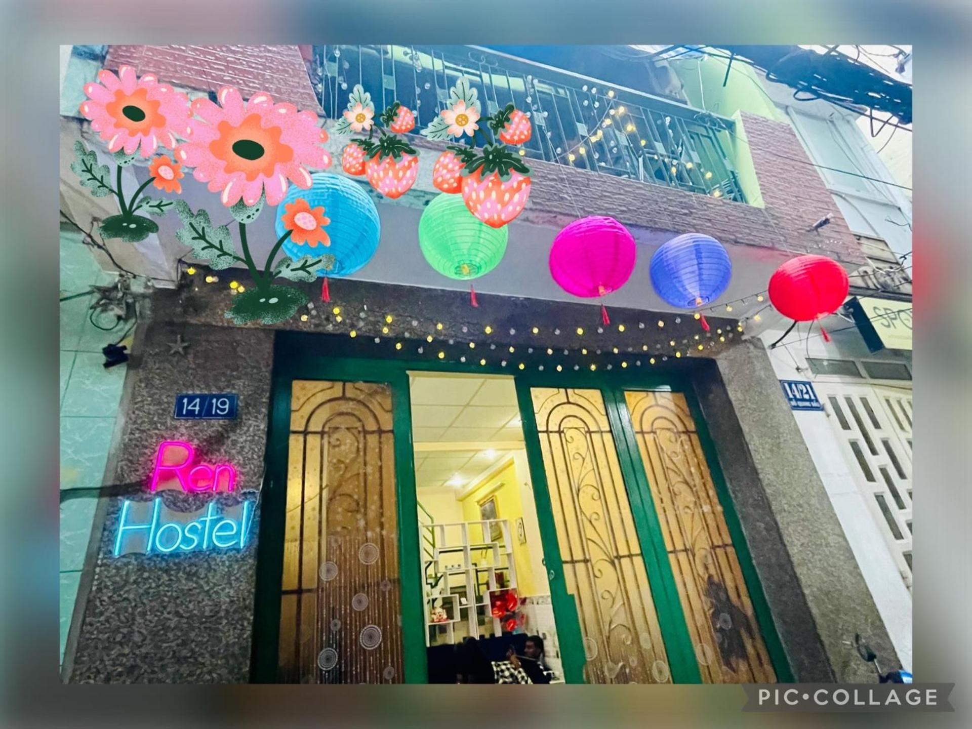花ren Hostel Ciudad Ho Chi Minh  Exterior foto